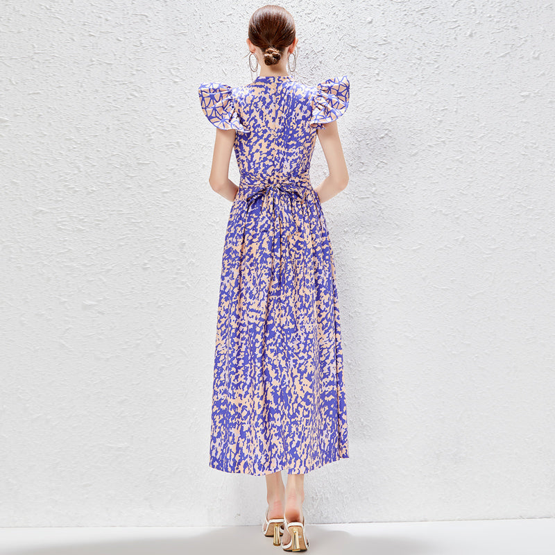 Elegant Maxi Dress in - by Malbusaat