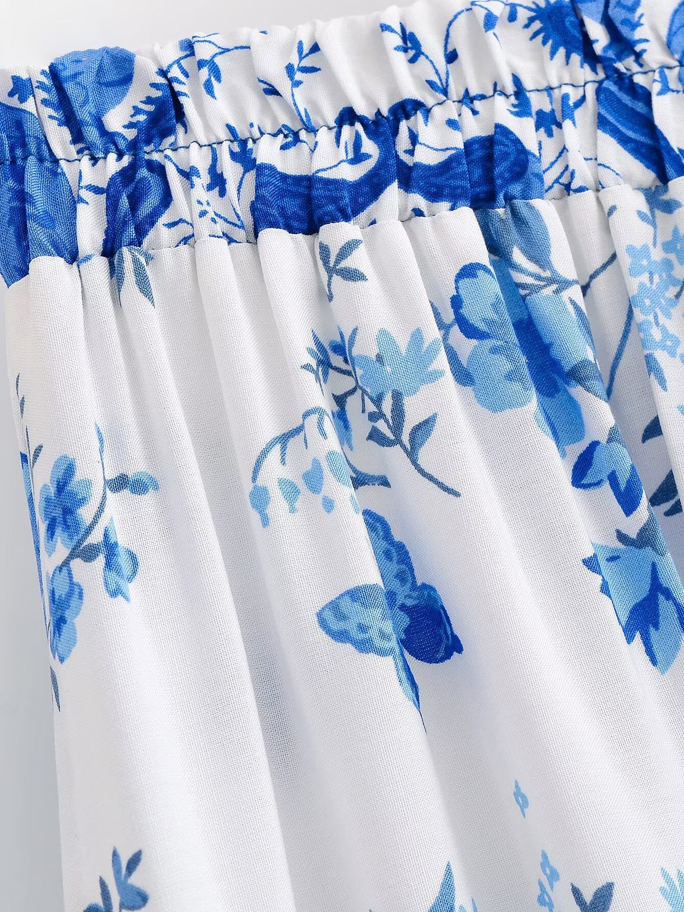 Boho Floral Tassel Midi Skirt in - by Malbusaat