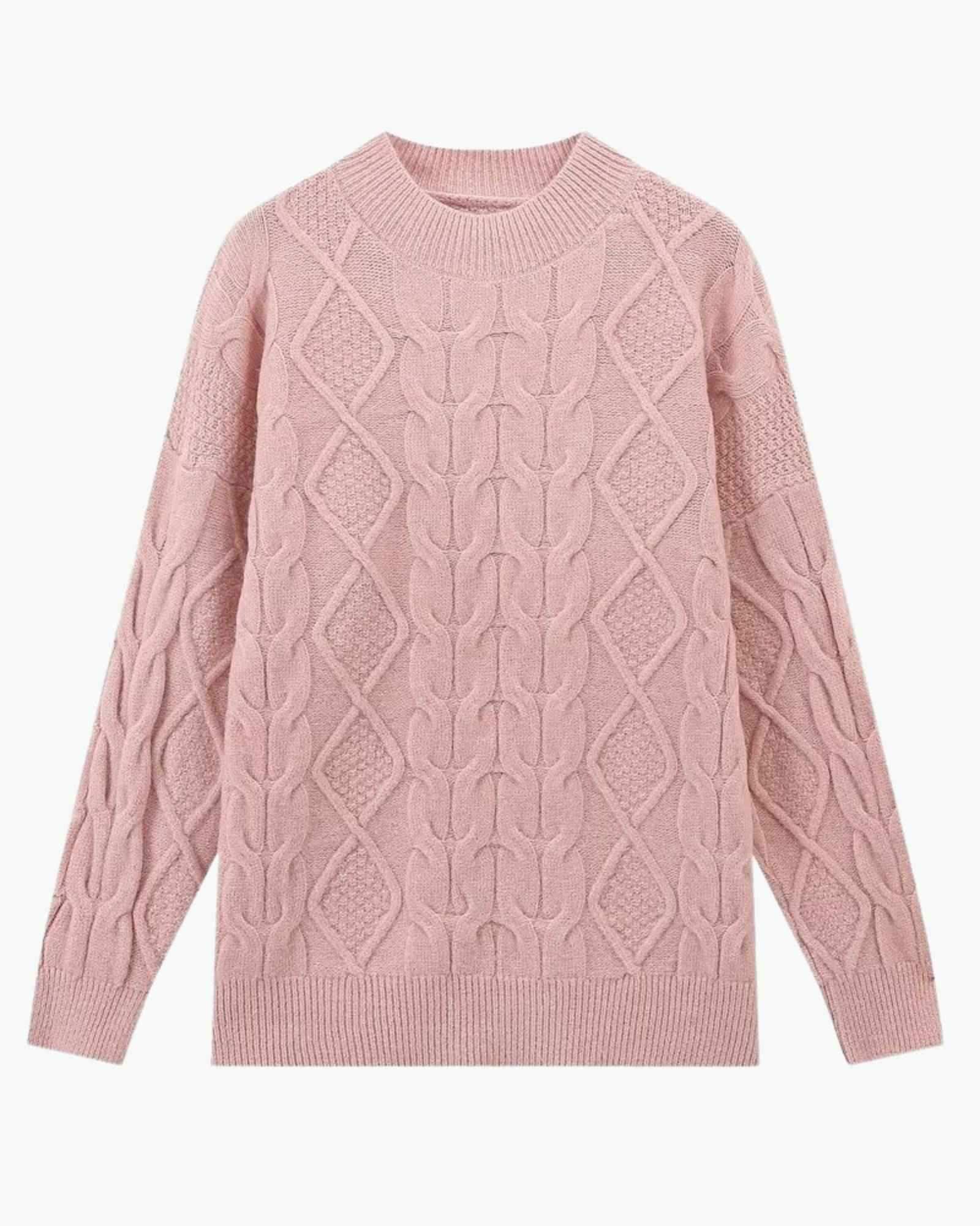 Casual Wheat Pullover Sweater in - Sweater by Malbusaat
