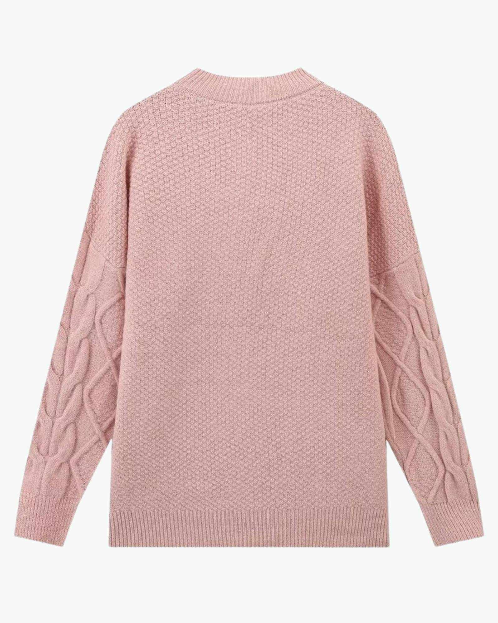 Casual Wheat Pullover Sweater in - Sweater by Malbusaat