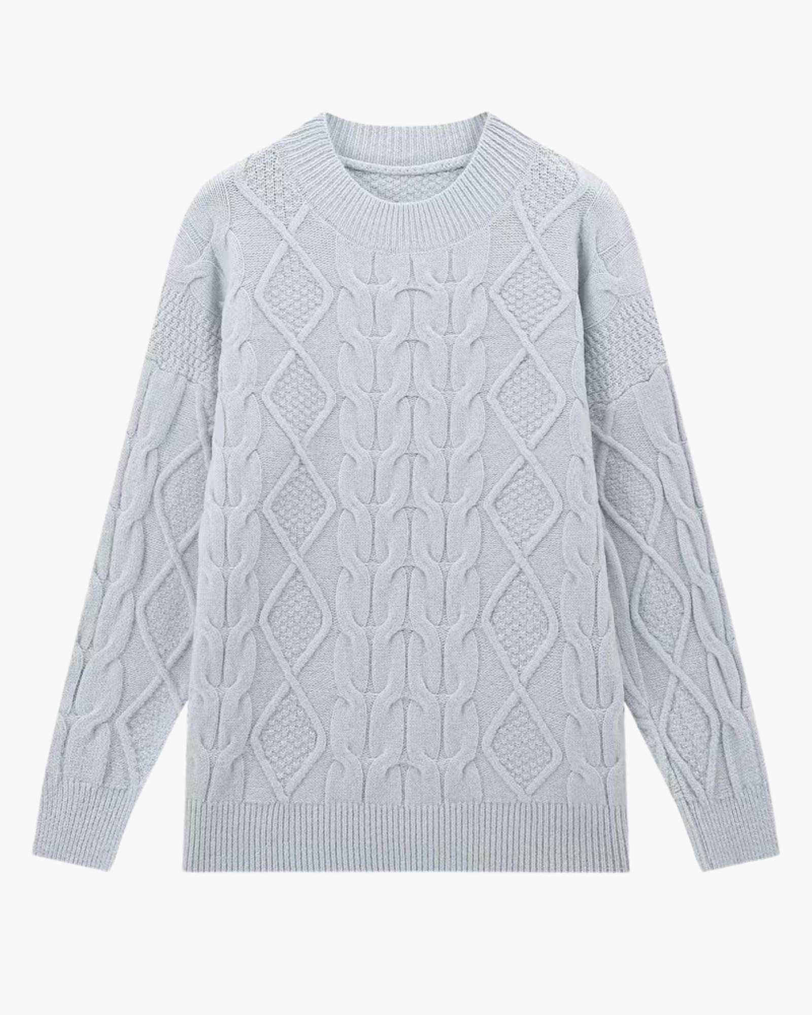 Casual Wheat Pullover Sweater in - Sweater by Malbusaat