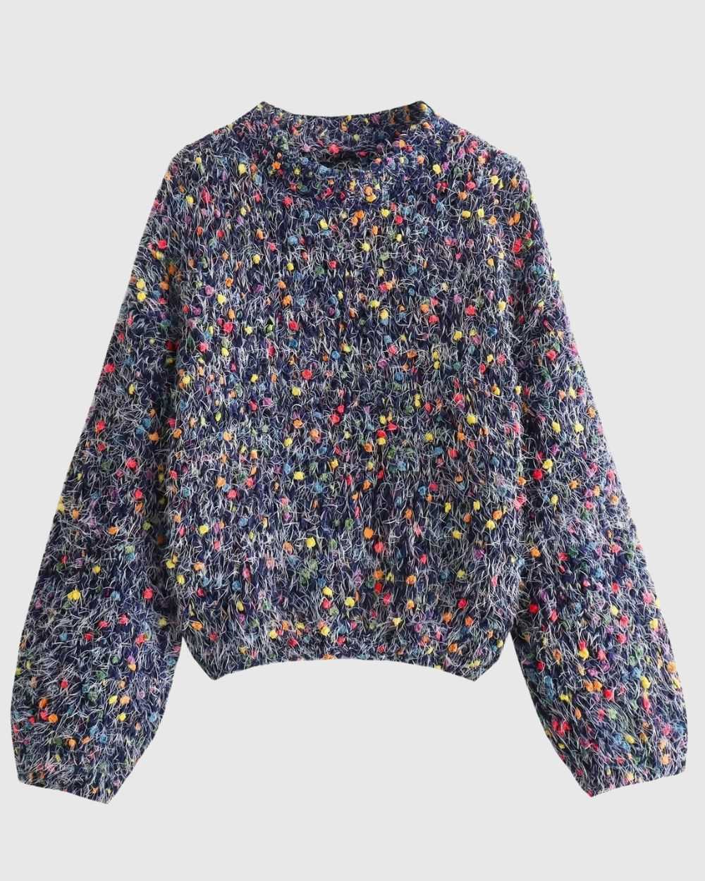Skittles Dots Knit Sweater in - Sweater by Malbusaat