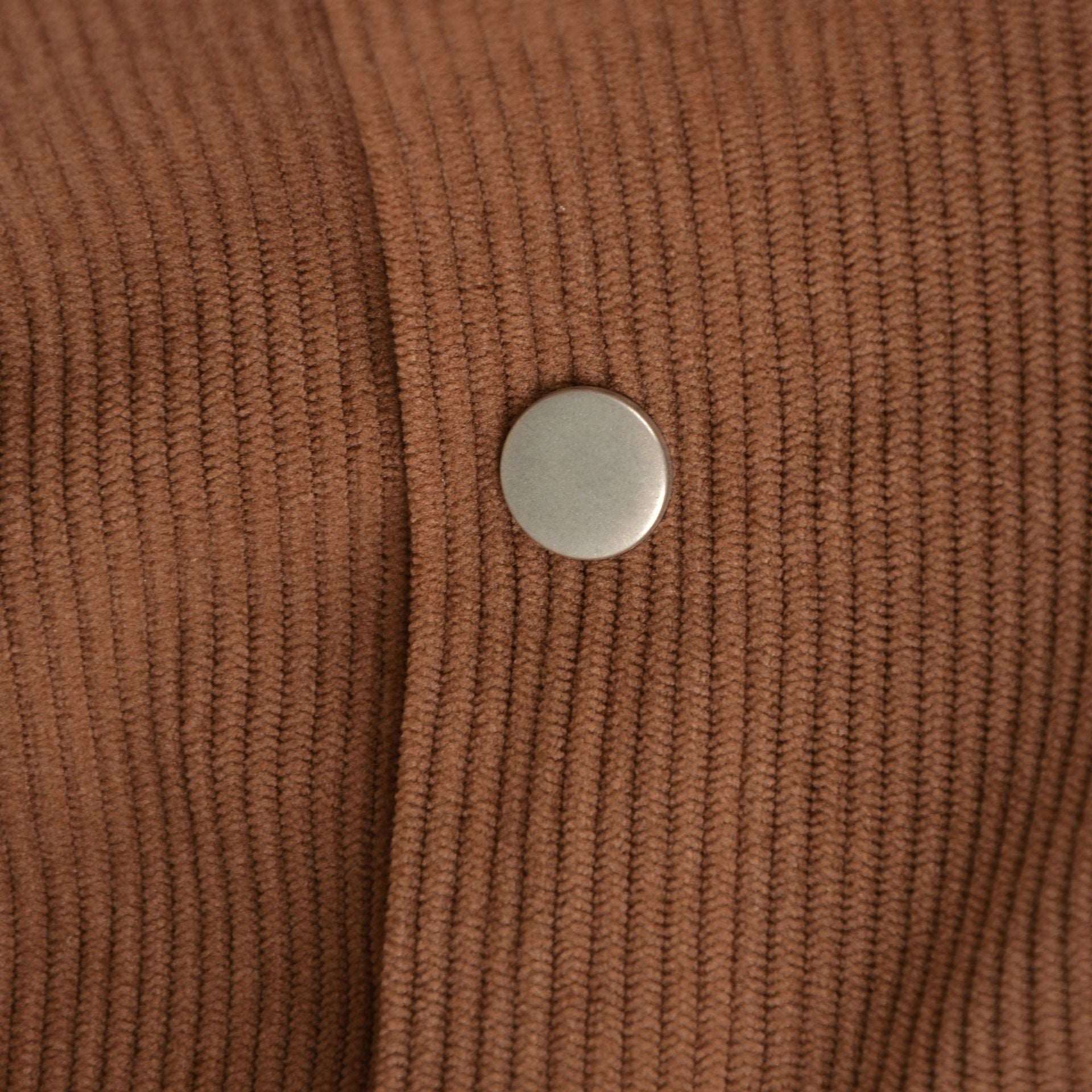 Corduroy Single Breasted Maxi Skirt in - by Malbusaat
