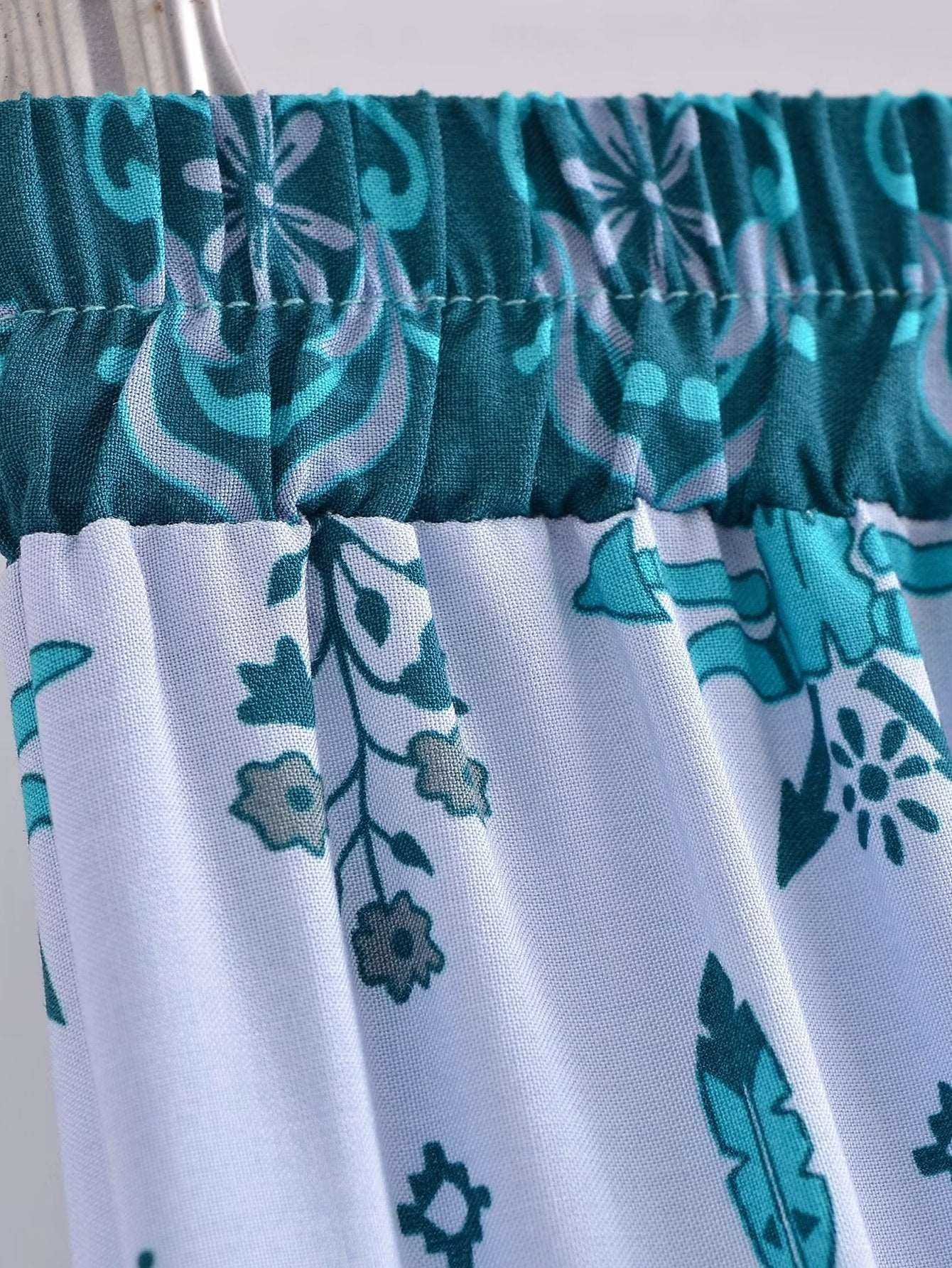 Elegant Boho Floral Maxi Tiered Skirt in - Skirts by Malbusaat