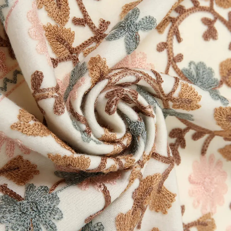 Elegant Warm Tassel Scarf in - Scarves by Malbusaat