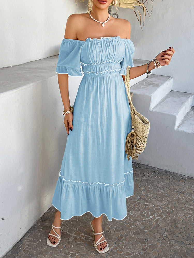 Bohemian Two-Way Wear Off-Shoulder Maxi in - by Malbusaat