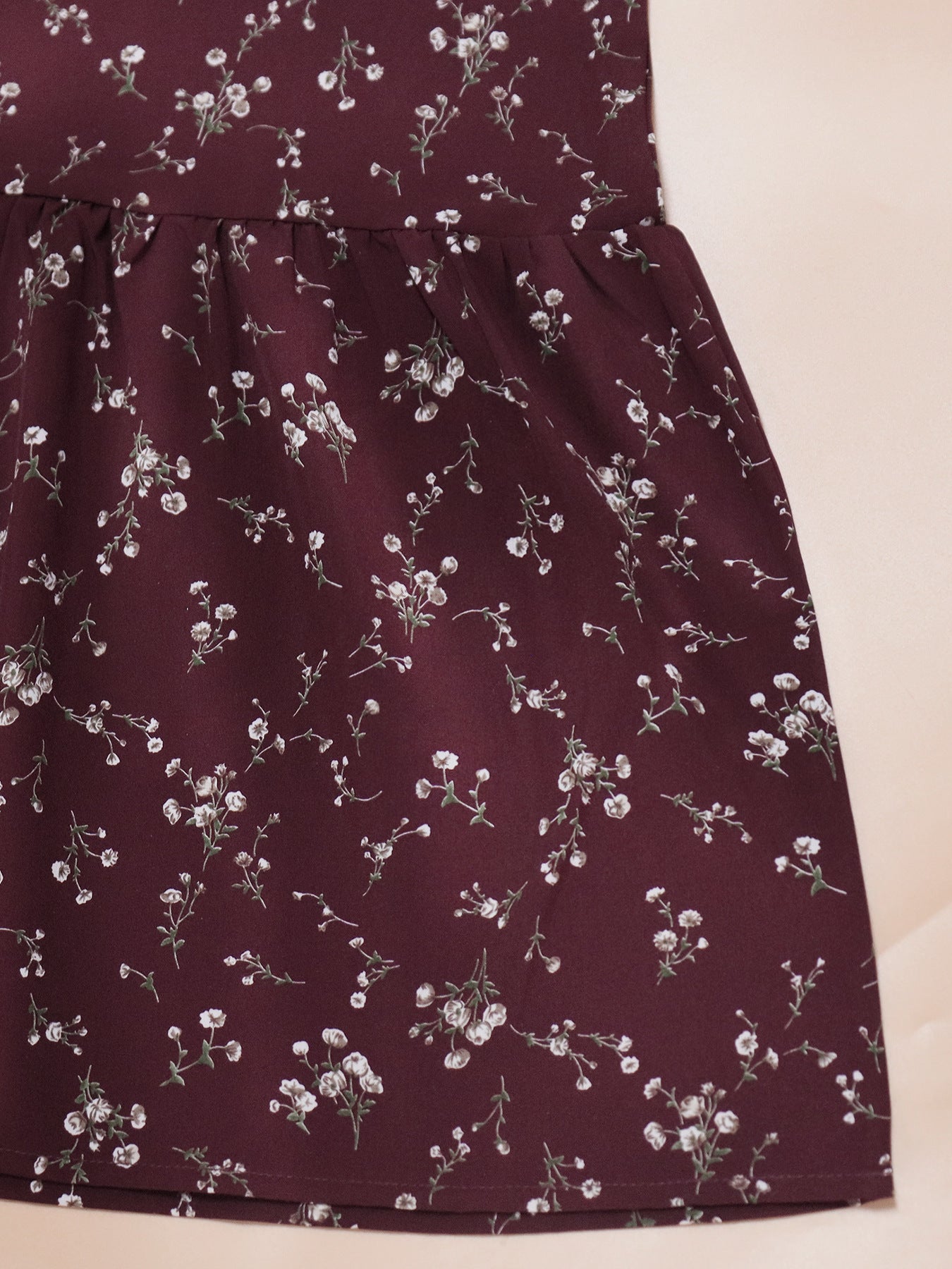 Elegant Floral Maxi Dress in - by Malbusaat