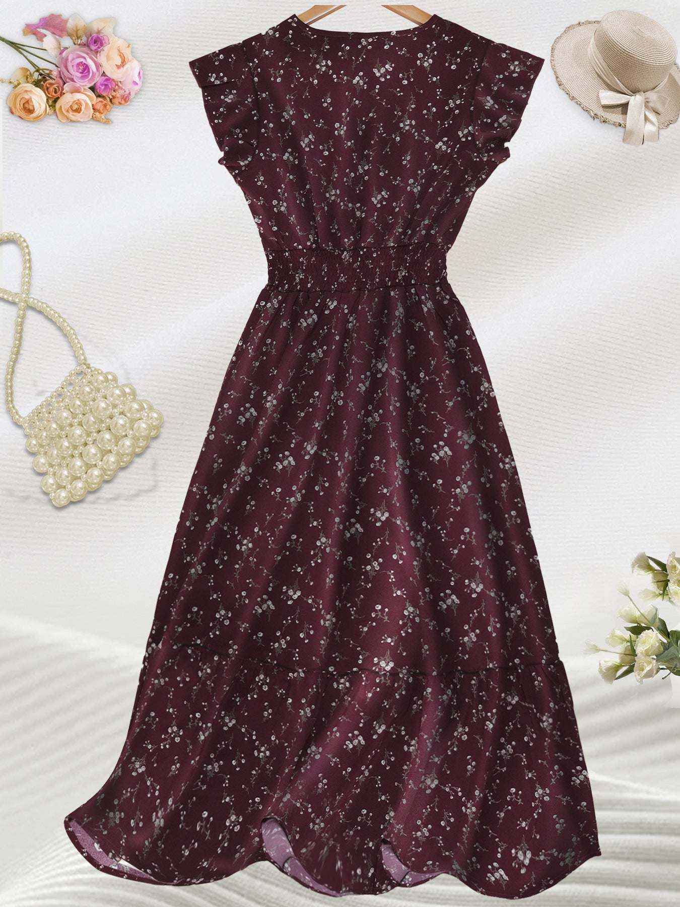 Elegant Floral Maxi Dress