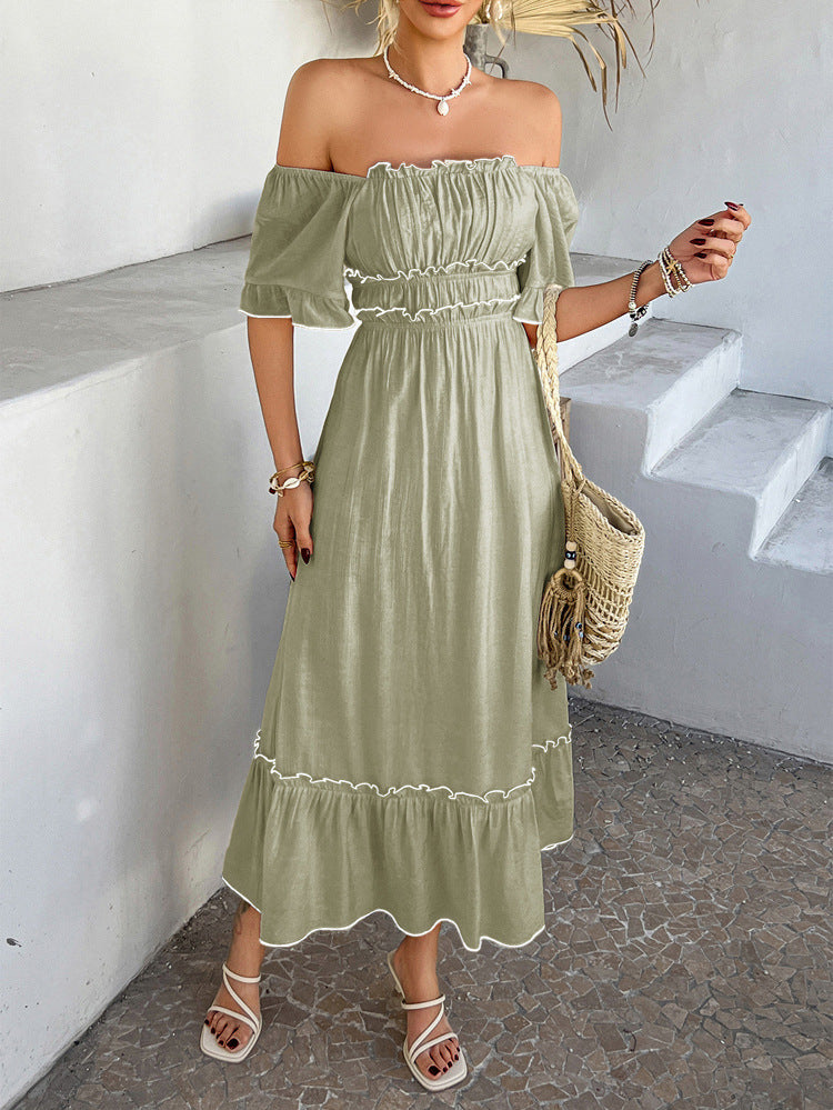 Bohemian Two-Way Wear Off-Shoulder Maxi