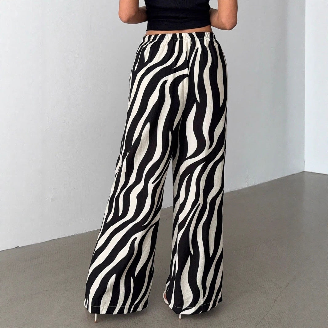 Zebra Print Pants in - by Malbusaat
