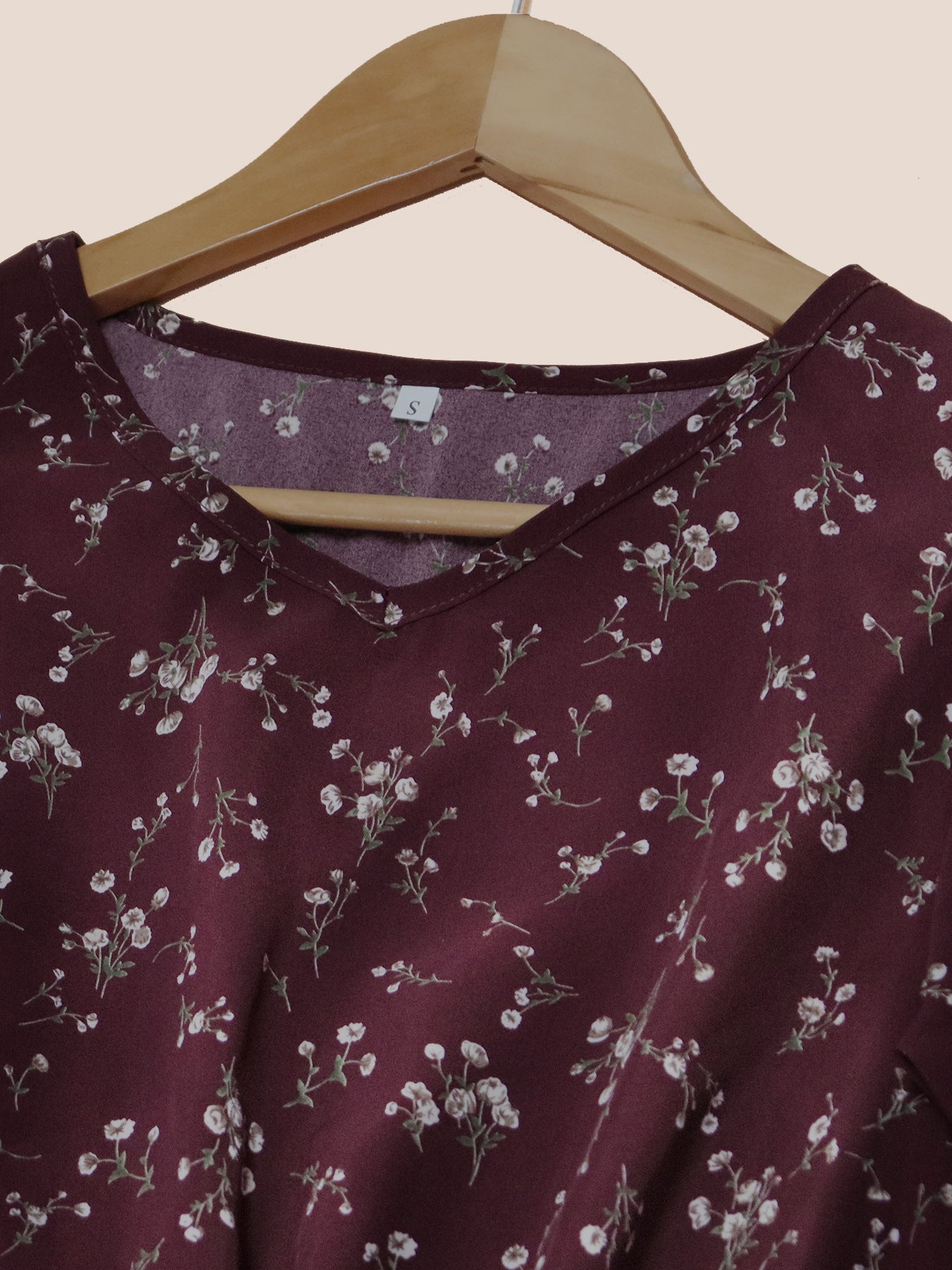 Elegant Floral Maxi Dress in - by Malbusaat