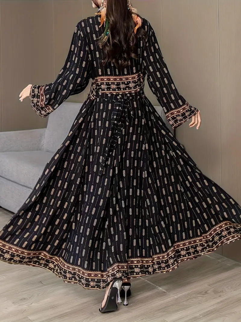 Plus Size All Over Floral Maxi in - by Malbusaat