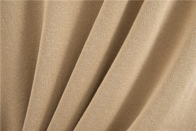 Close-up of soft fabric texture showcasing the houndstooth knit co ord set by Janero