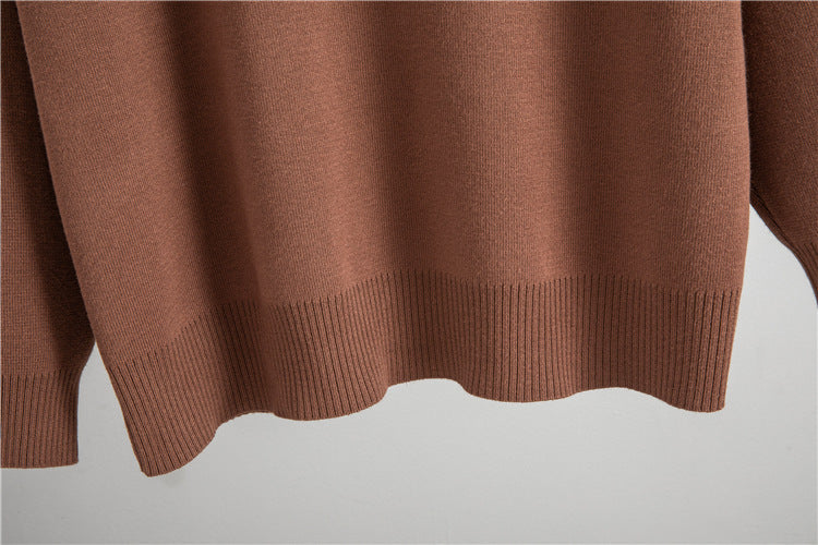 Close-up of Janero knit wide leg co ord set showing soft fabric texture and ribbed hem detail