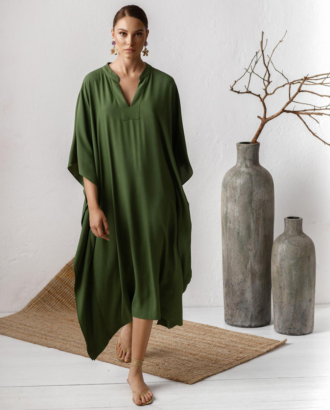 Holiday Maxi Kaftan in - by Malbusaat
