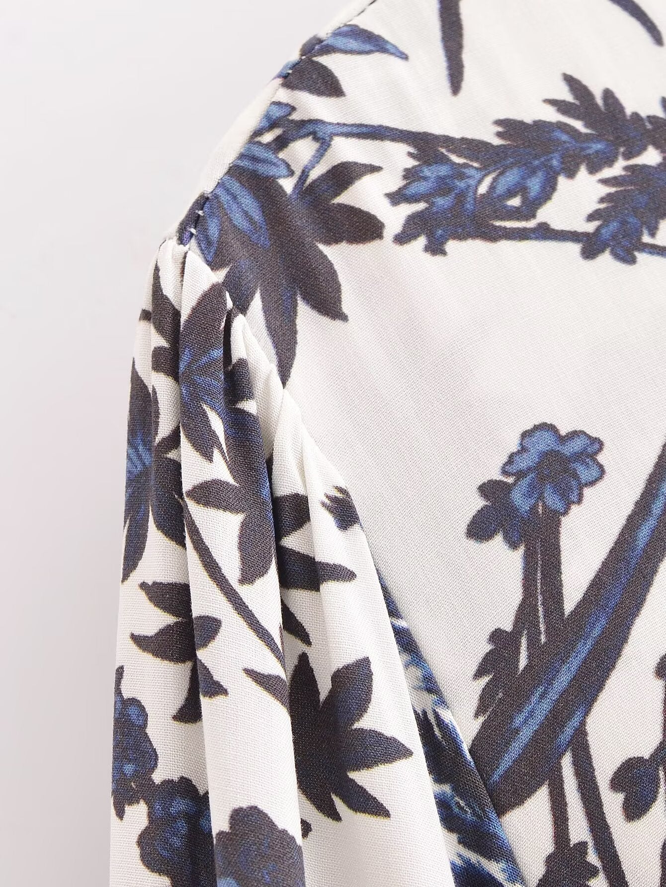 Rayon Printed Bohemian Dress in - by Malbusaat