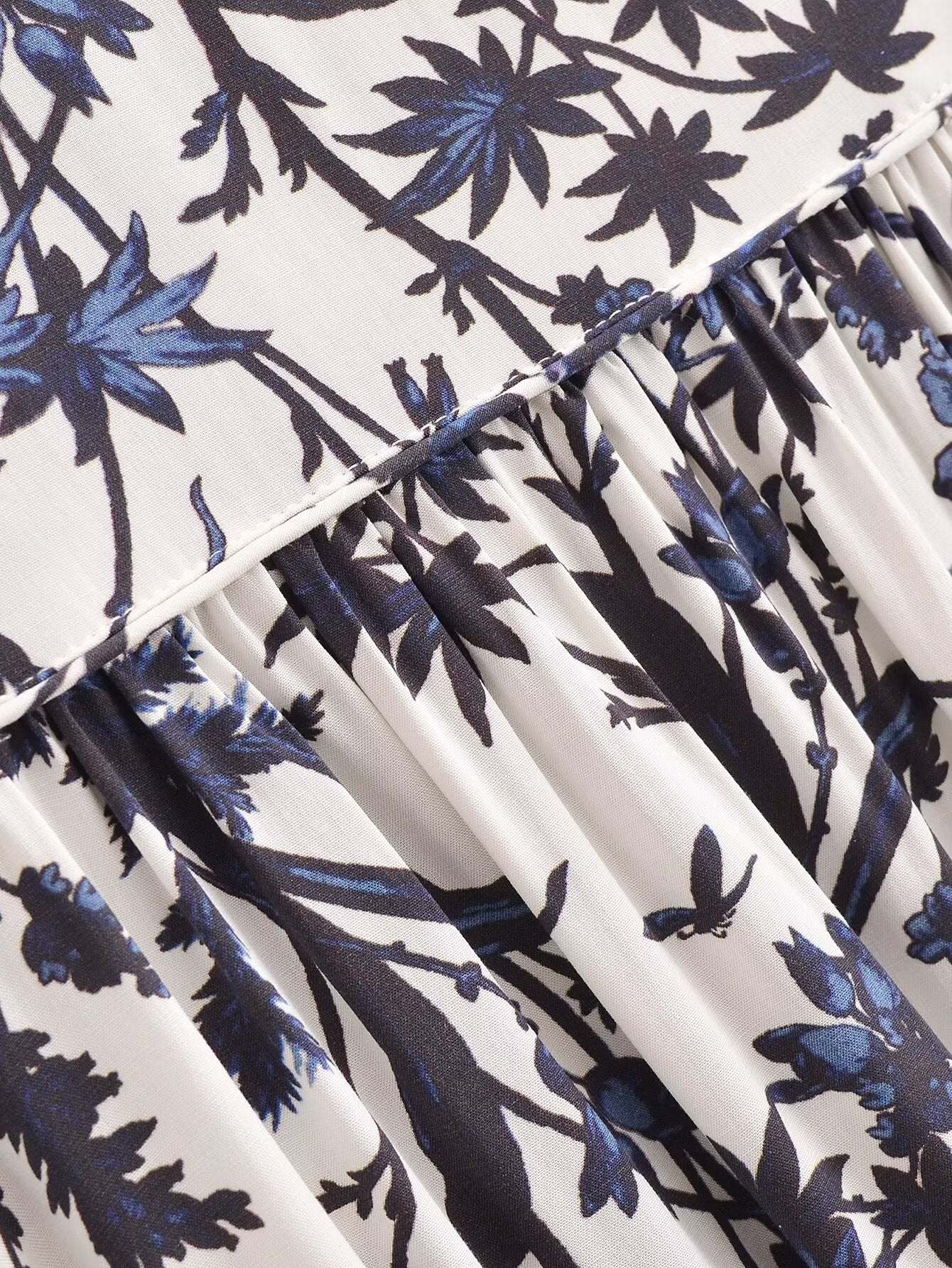 Rayon Printed Bohemian Dress in - by Malbusaat