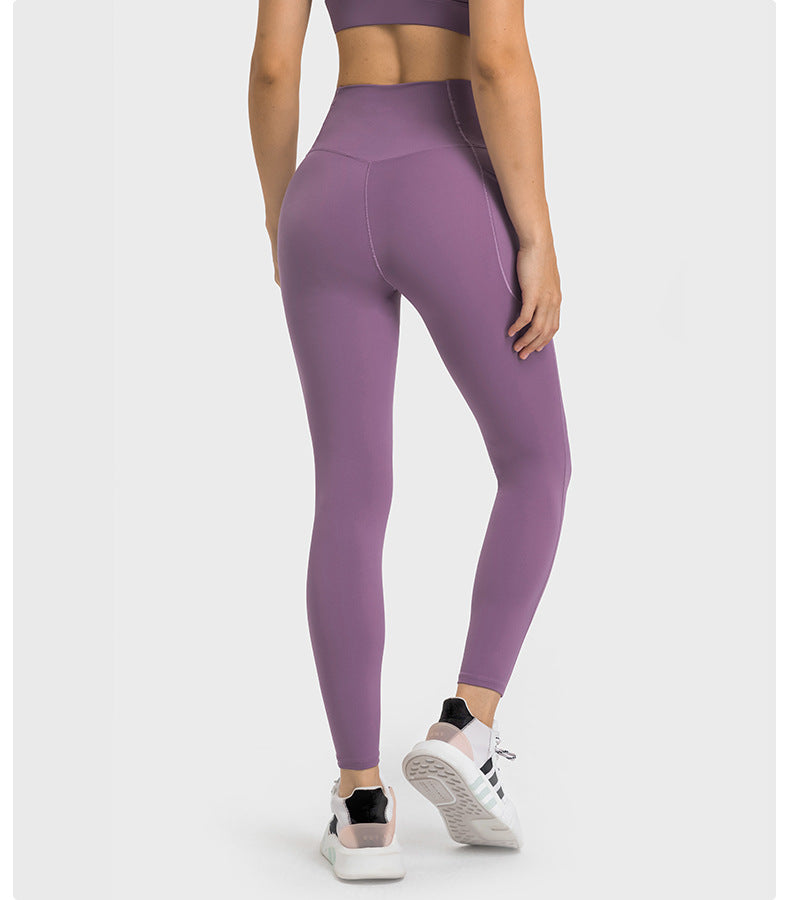 Cross Waist Sports Fitness Tights in - by Malbusaat
