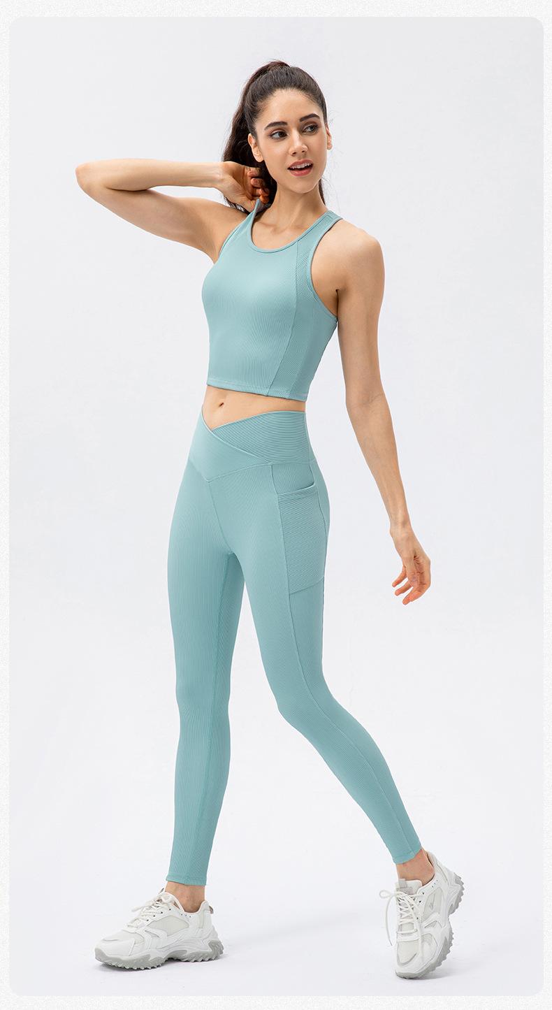 High-Strength Sports Top With Integrated Vest in - by Malbusaat