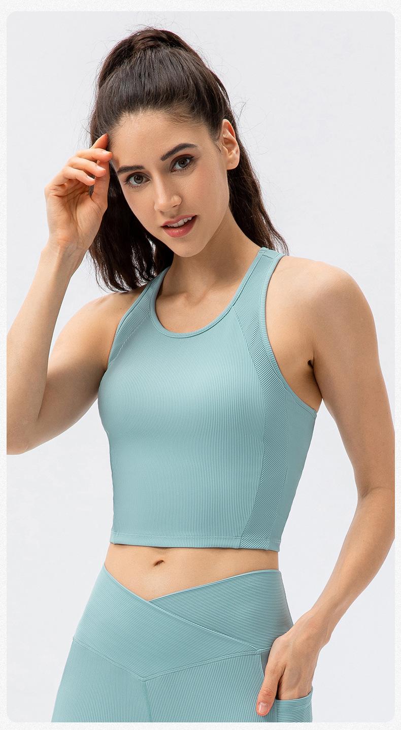 High-Strength Sports Top With Integrated Vest in - by Malbusaat
