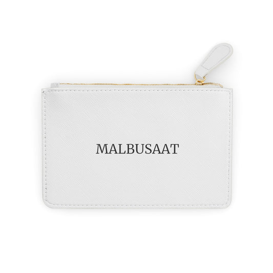 Mini Clutch Bag in 6.3” x 4” White - Bags by Malbusaat