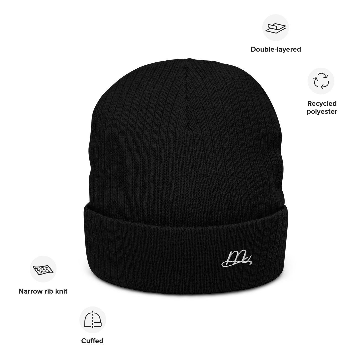 Ribbed knit Malbusaat Beanie in - by Malbusaat