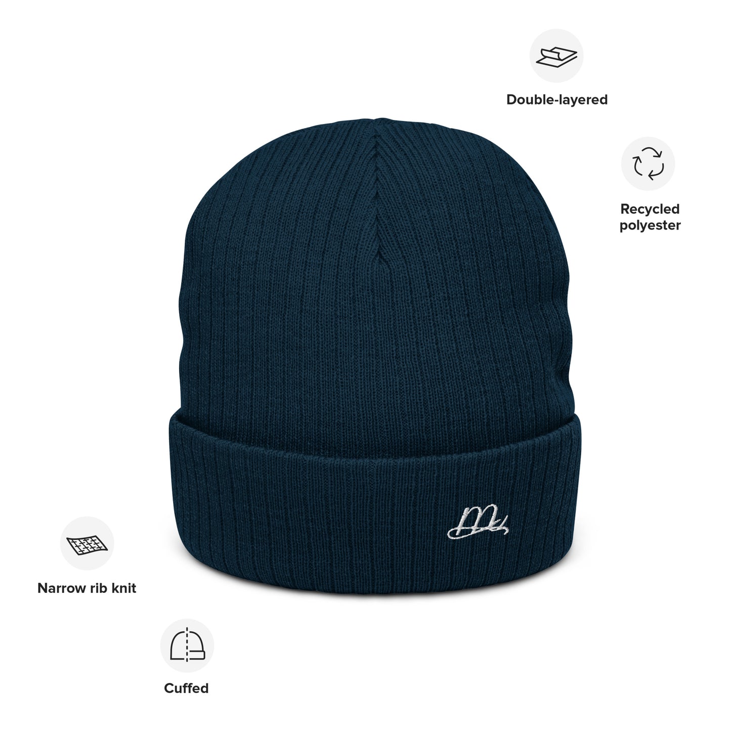 Ribbed knit Malbusaat Beanie in - by Malbusaat
