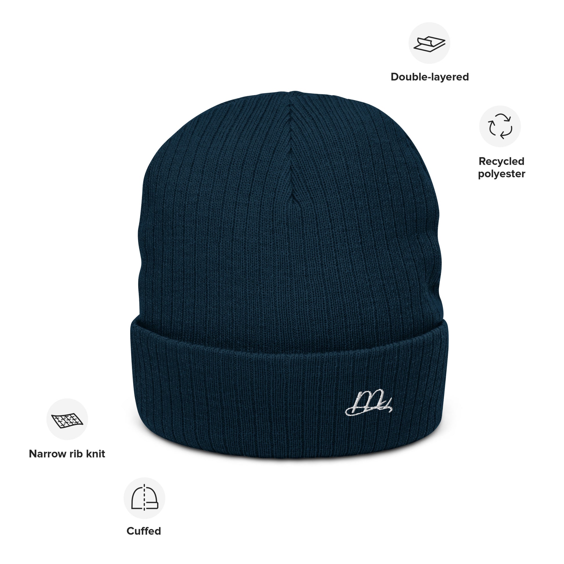 Ribbed knit Malbusaat Beanie in - by Malbusaat