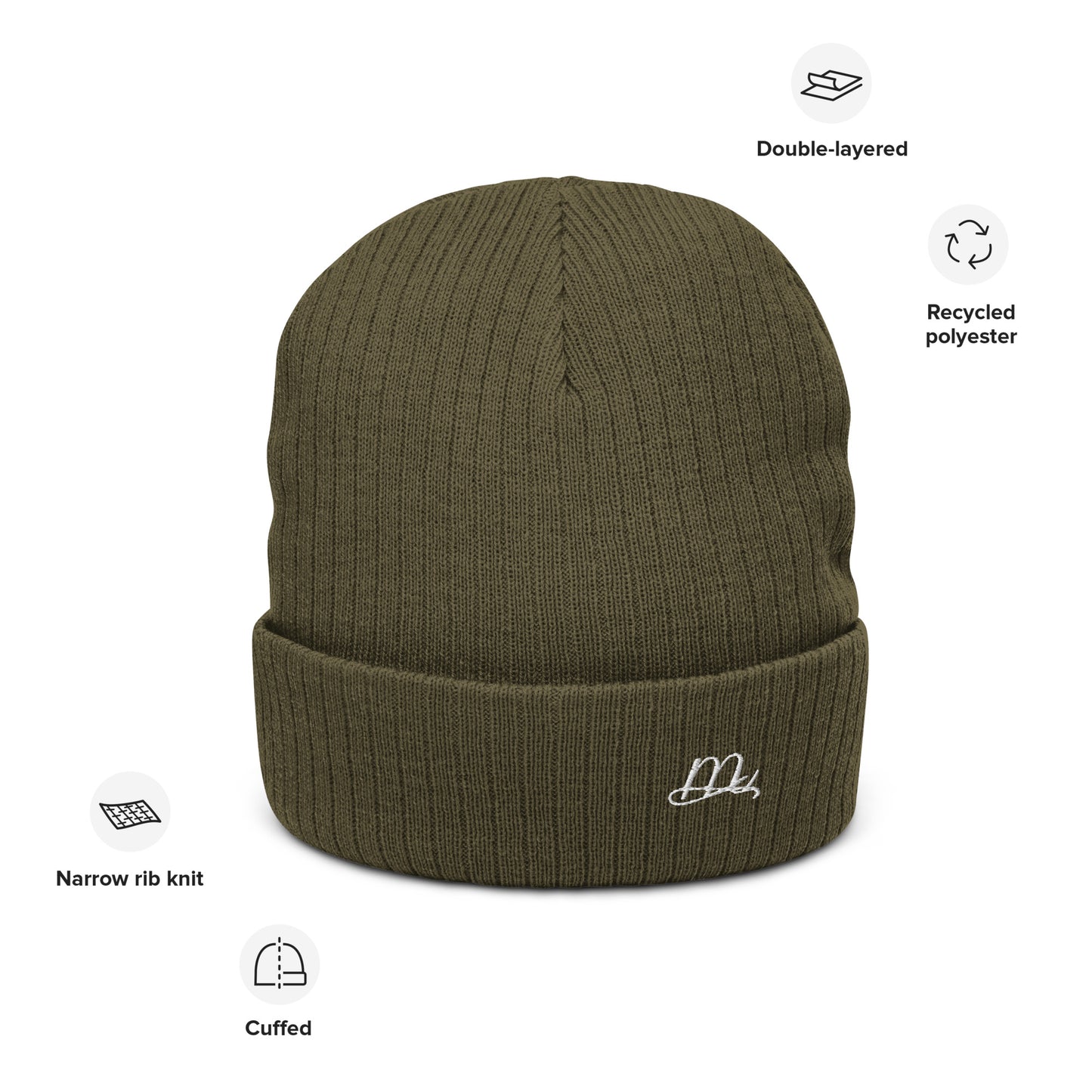 Ribbed knit Malbusaat Beanie in - by Malbusaat