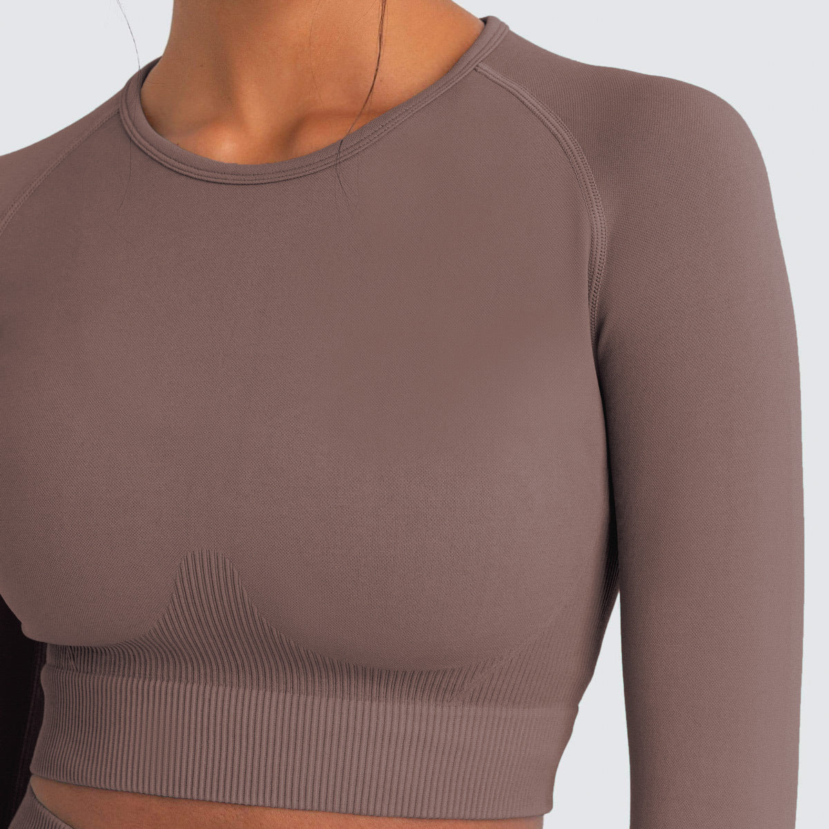 Seamless Slim-Fit Workout Top (only) in - by Malbusaat