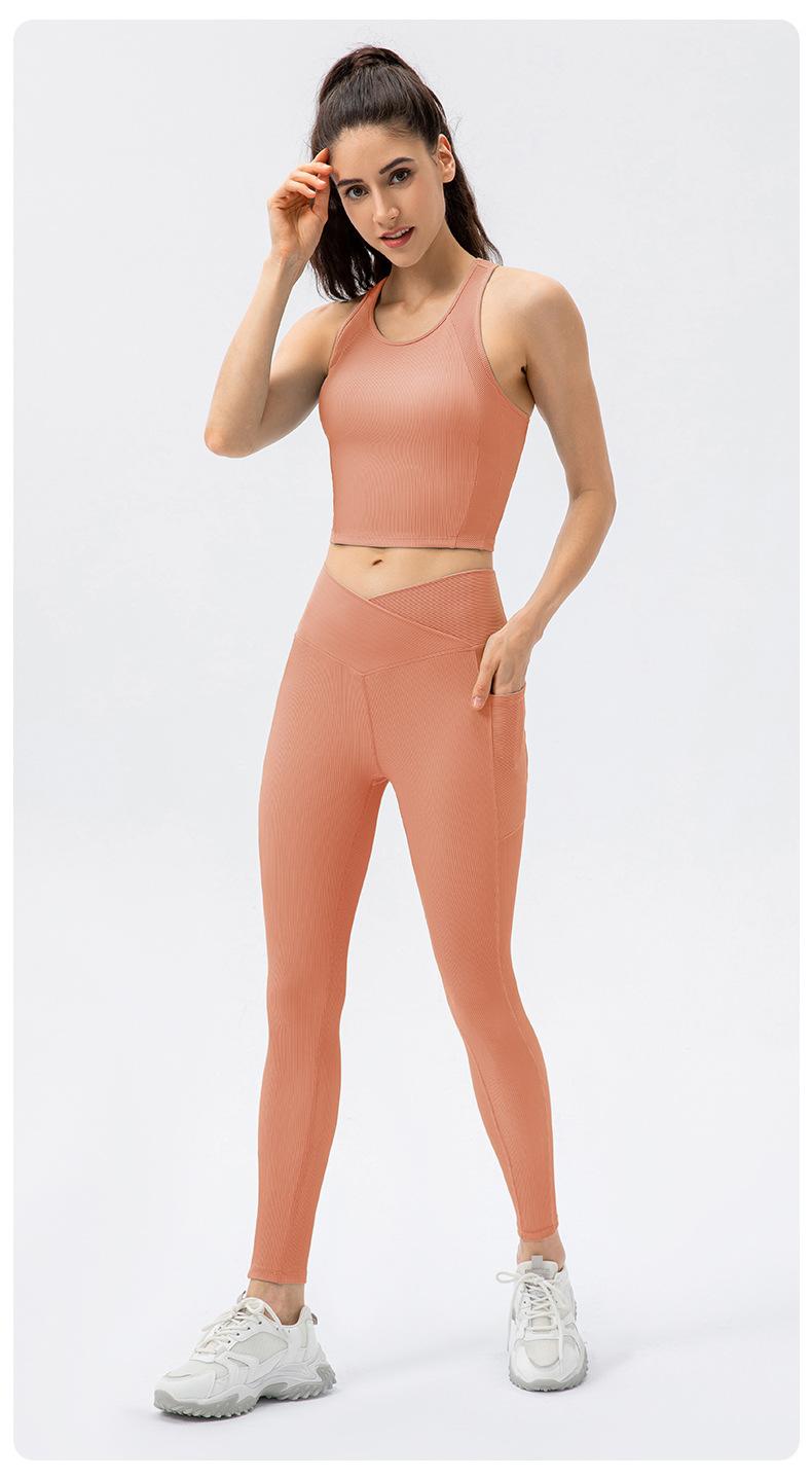 High-Strength Sports Top With Integrated Vest in - by Malbusaat