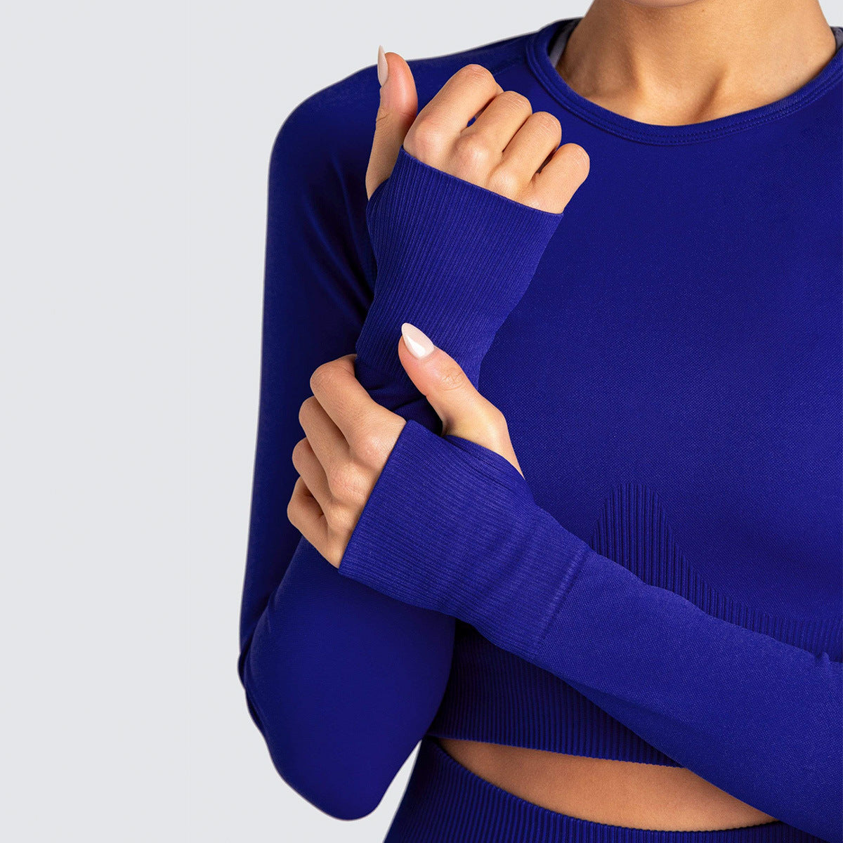 Seamless Slim-Fit Workout Top (only) in - by Malbusaat