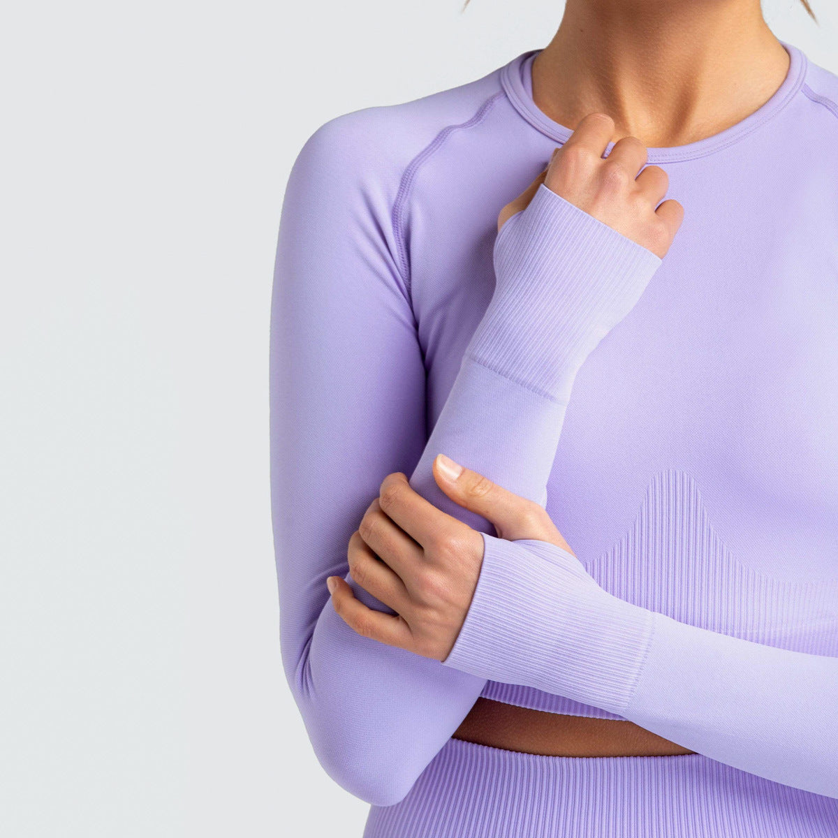 Seamless Slim-Fit Workout Top (only) in - by Malbusaat