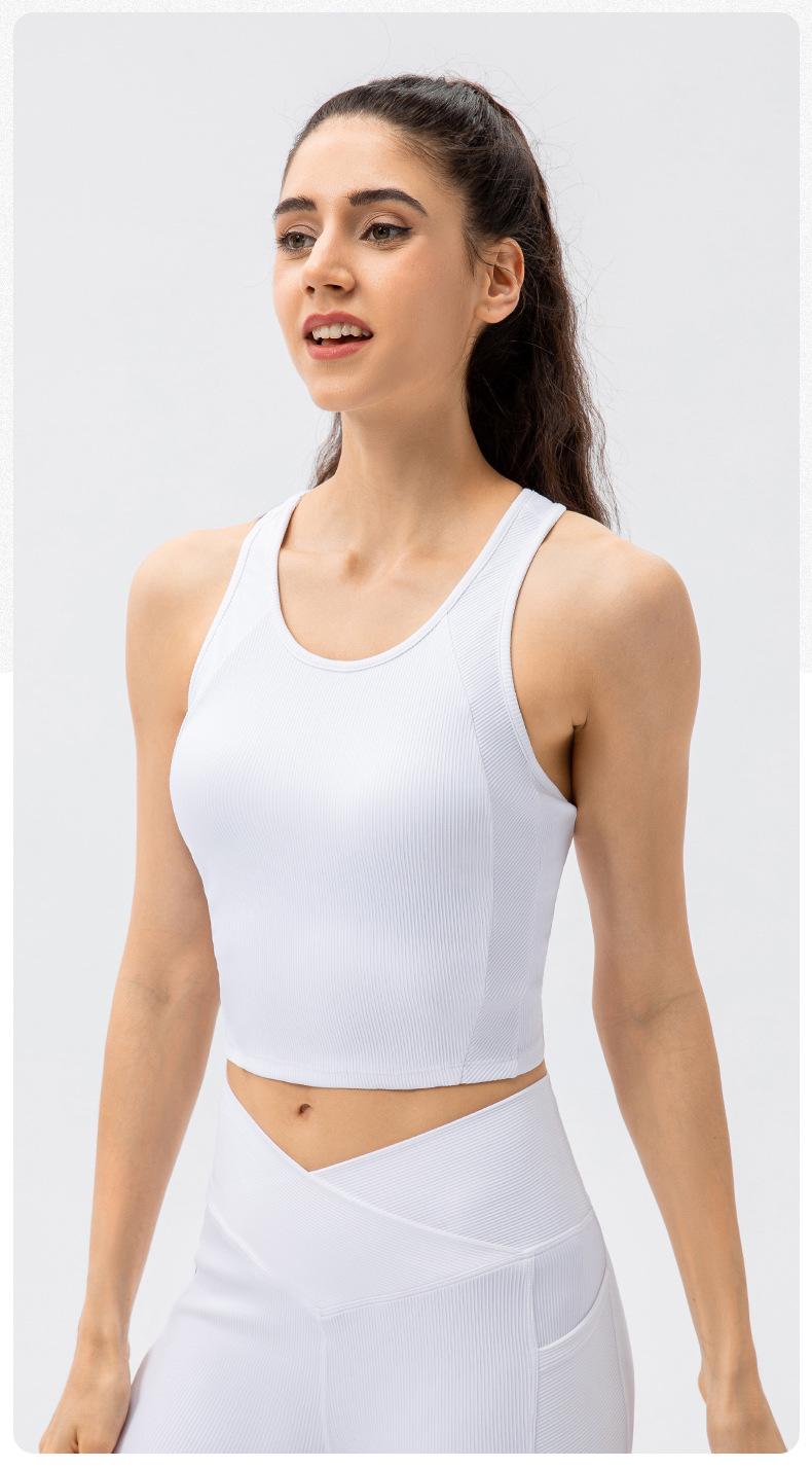 High-Strength Sports Top With Integrated Vest in - by Malbusaat
