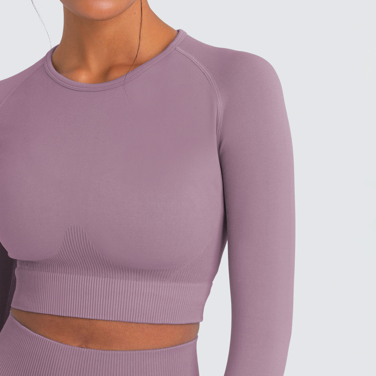 Seamless Slim-Fit Workout Top (only) in - by Malbusaat