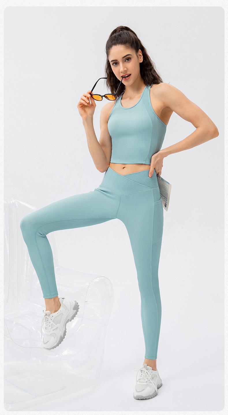 High-Strength Sports Top With Integrated Vest in - by Malbusaat
