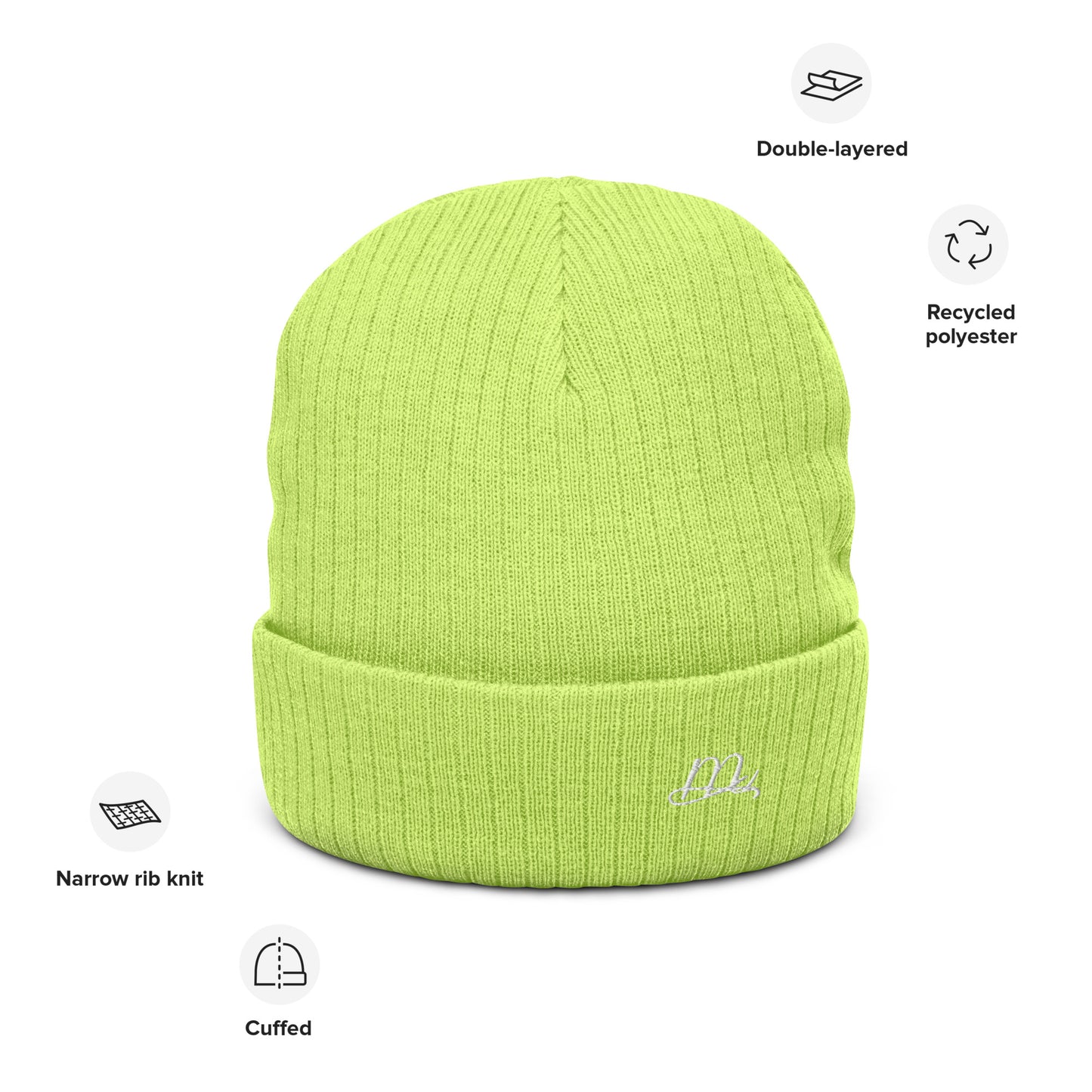 Ribbed knit Malbusaat Beanie in - by Malbusaat