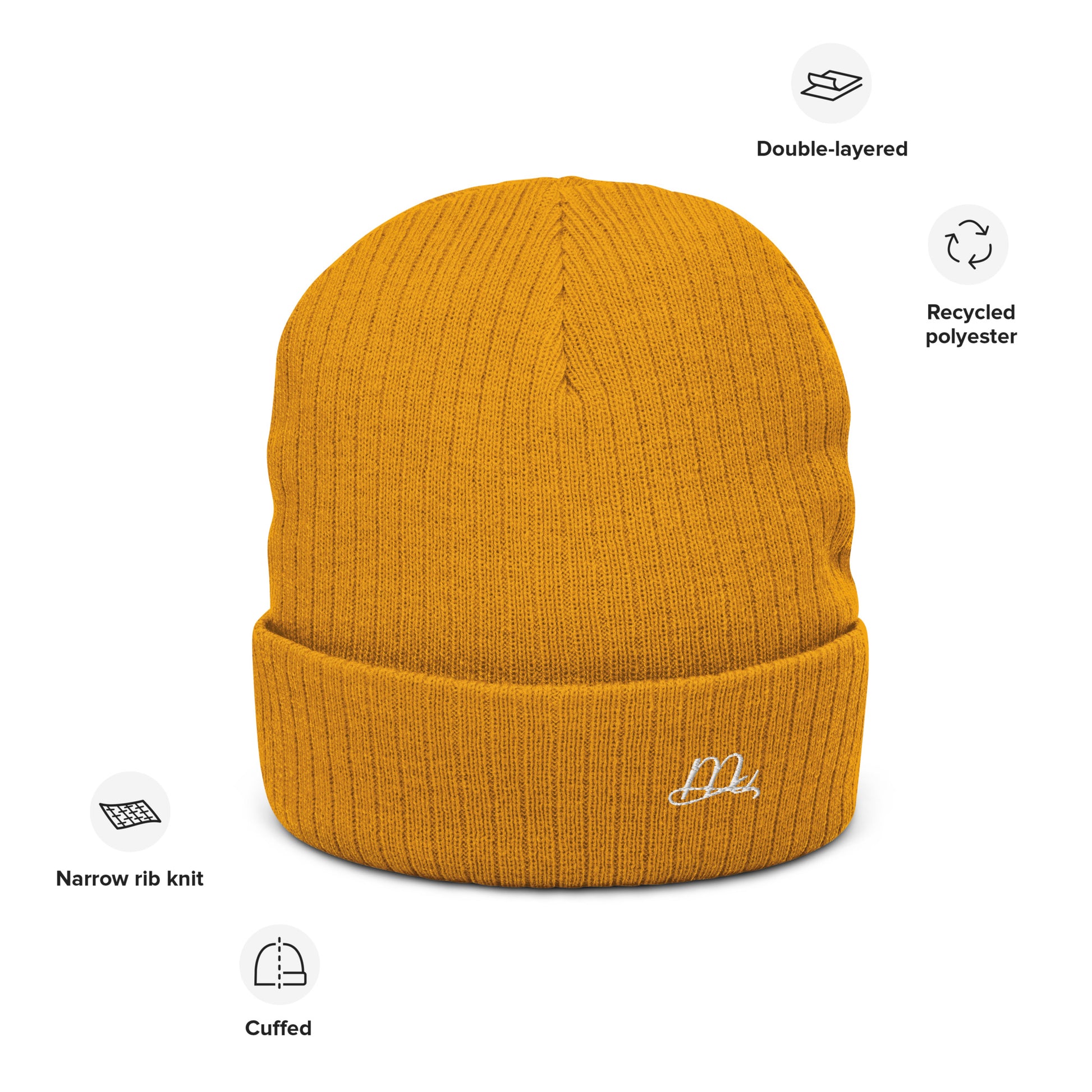 Ribbed knit Malbusaat Beanie in - by Malbusaat