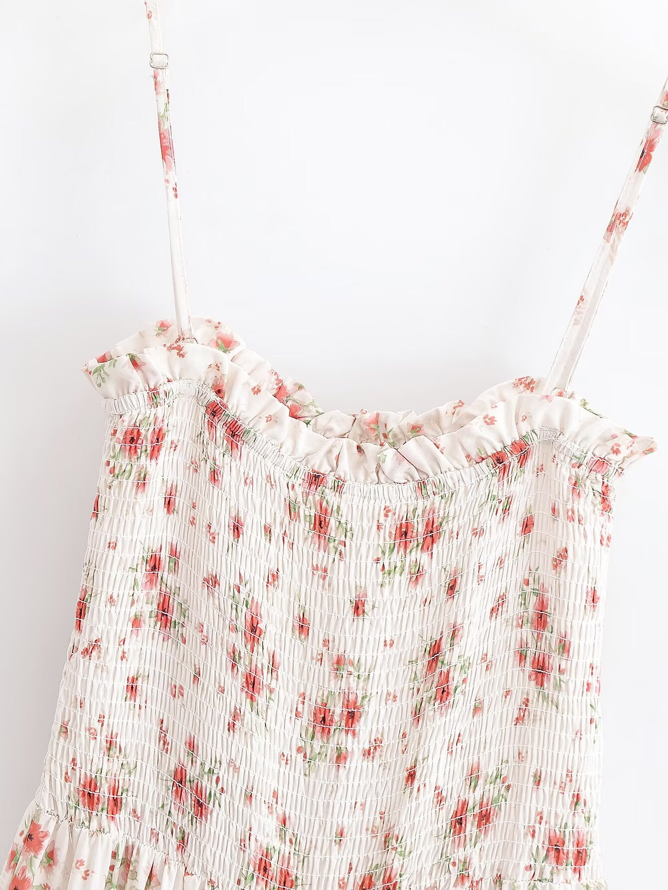 Floral Midi Dress in - by Malbusaat