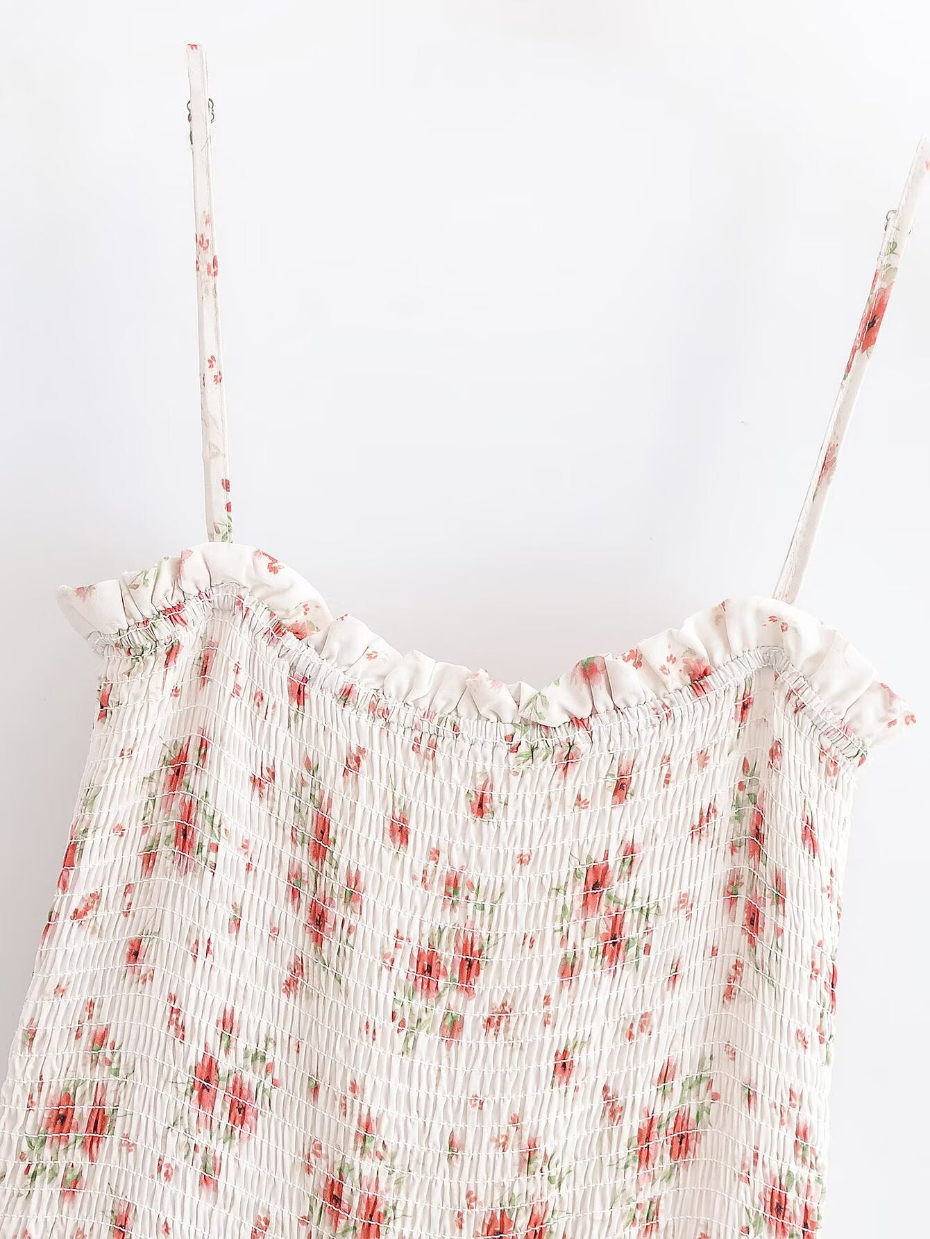 Floral Midi Dress in - by Malbusaat