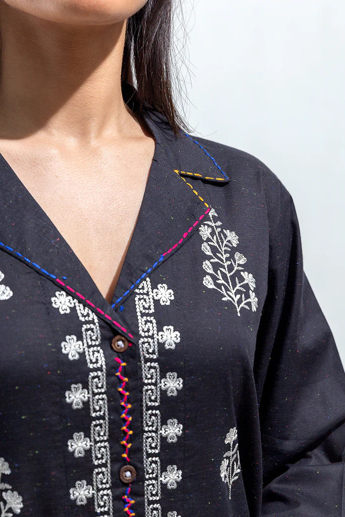 Embroidered Multi Kurta Shirt (PRET) | Kurta Pakistani | Kurta Pakistani | www.malbusaat.co.uk