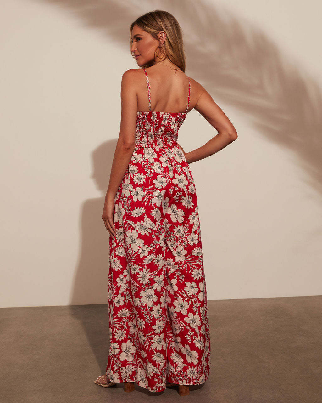 Floral Print Strap Jumpsuit