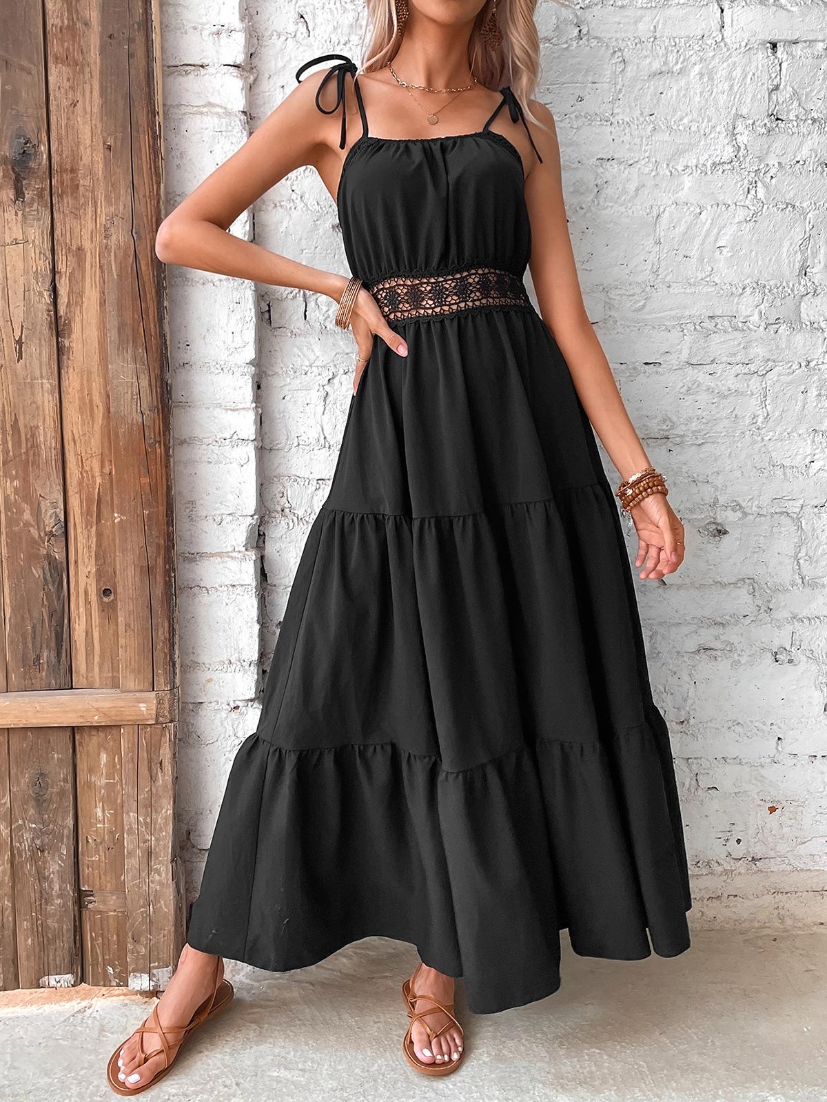 Maxi black outlet summer dress