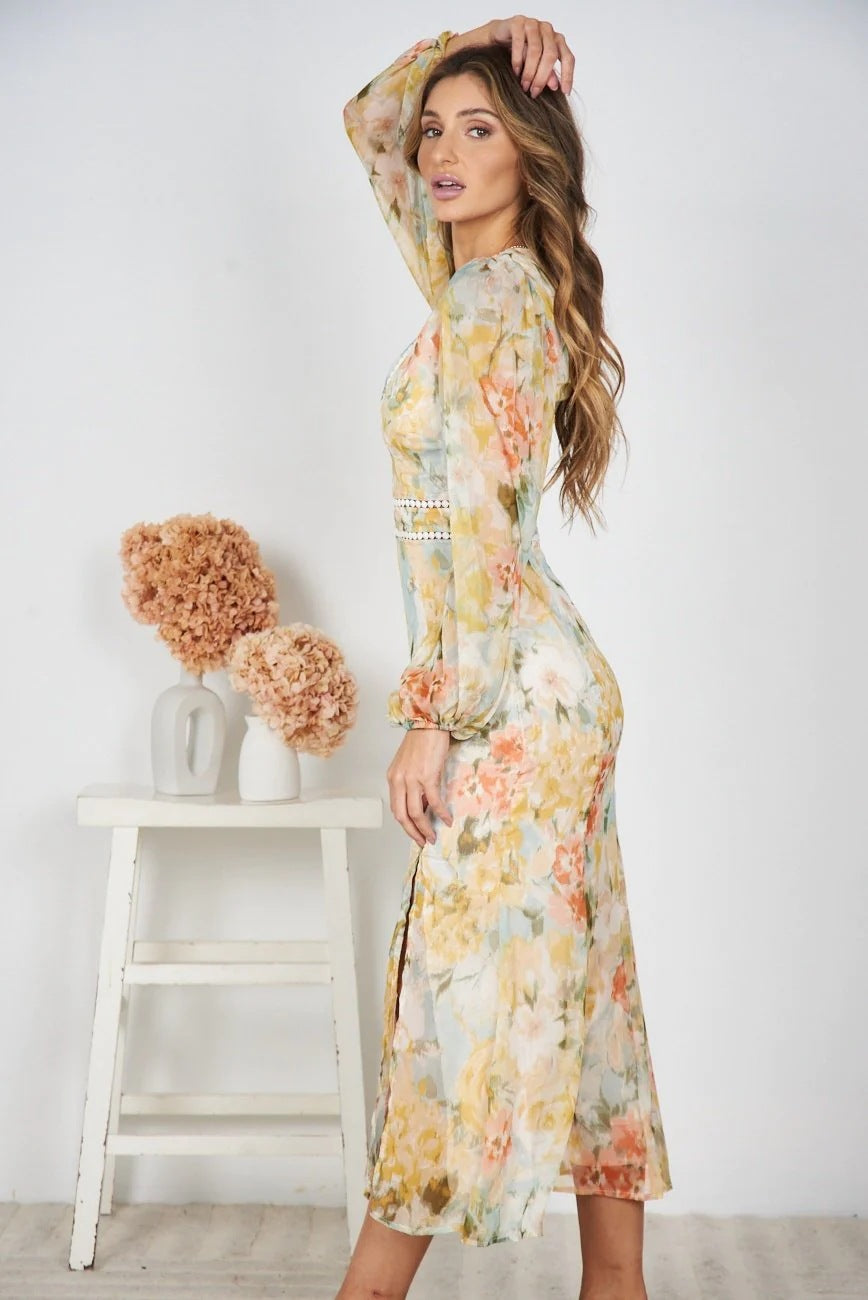 Boho & Elegant Long Floral Chiffon Maxi | A Line Dresses Floral Floral Dresses Maxi Maxi Dresses Summer Summer Dresses | A Line Dresses Floral Floral Dresses Maxi Maxi Dresses Summer Summer Dresses | www.malbusaat.co.uk