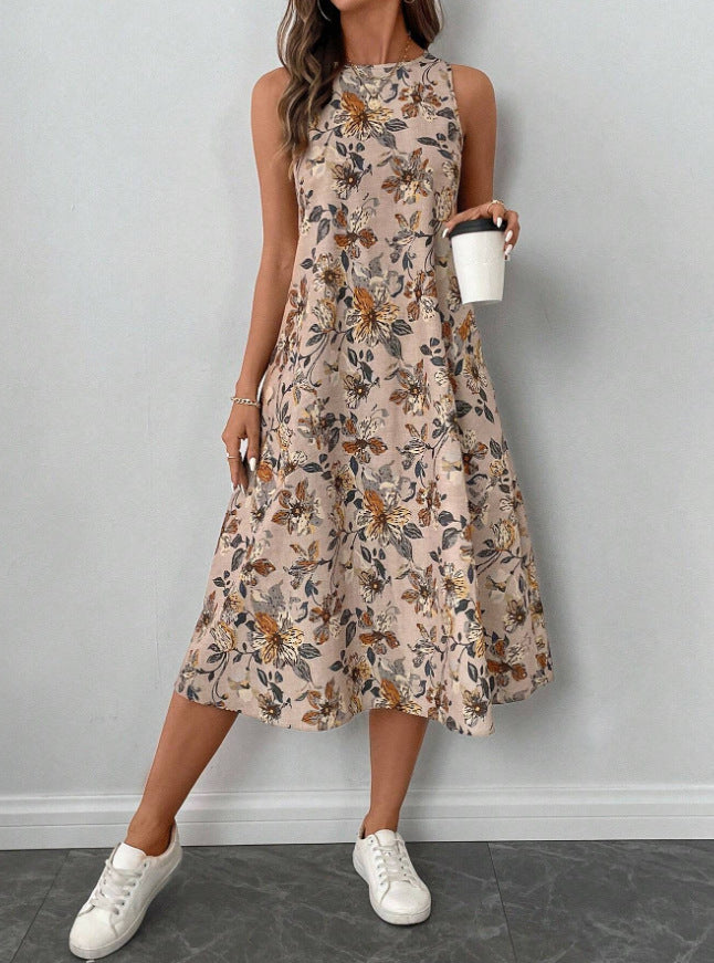 Elegant Midi Dress in - by Malbusaat