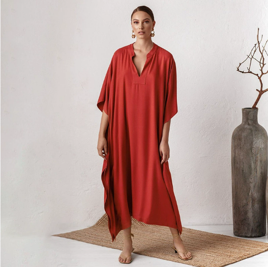 Holiday Maxi Kaftan in - by Malbusaat