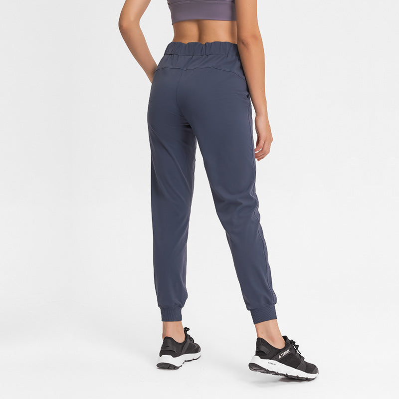 Lace-up High Waisted Yoga Pants in - Activewear by Malbusaat