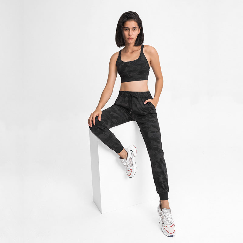 Shop Lace-up High Waisted Yoga Pants by Malbusaat, versatile Activewear at Malbusaat. Ready-made desi suits, Pakistani designer dresses online UK.