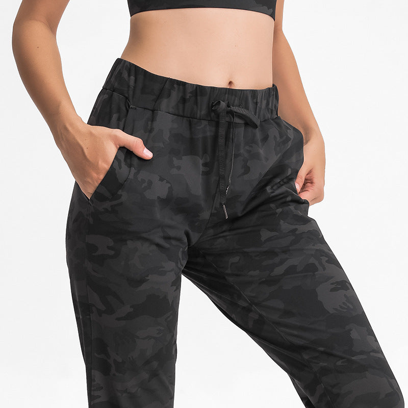 Lace-up High Waisted Yoga Pants in - Activewear by Malbusaat