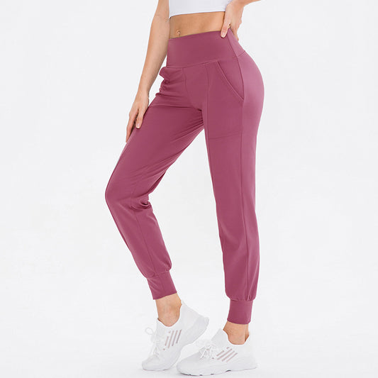 Shop Loose Tapered High Waist Yoga Fitness Pants by Malbusaat, versatile  at Malbusaat. Ready-made desi suits, Pakistani designer dresses online UK.